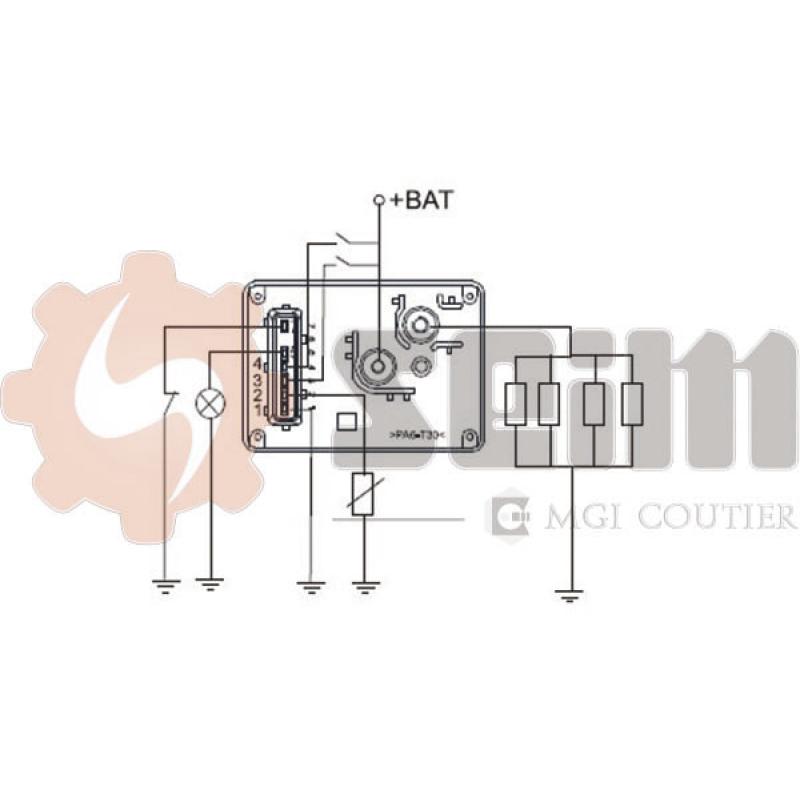 Appareil de commande, temps de préchauffage SEIM 105490 - Visuel 2