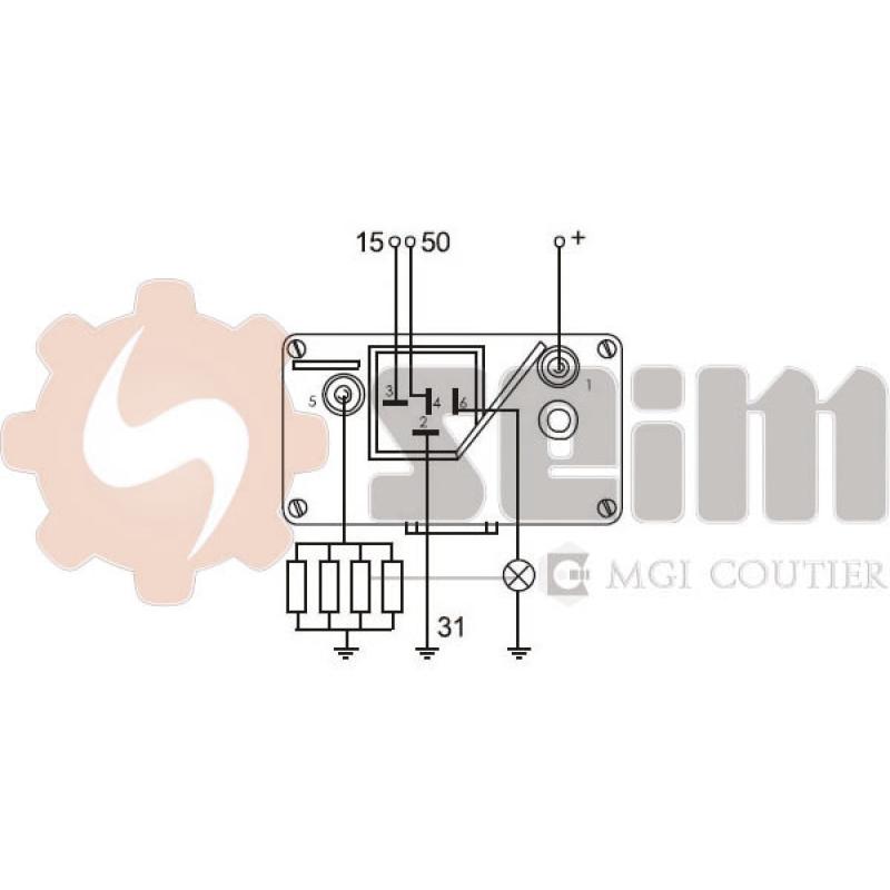 Appareil de commande, temps de préchauffage SEIM 105600 - Visuel 2