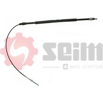 Tirette à câble, frein de stationnement arrière gauche SEIM 203810 pour PEUGEOT 405 1.9 Injection - 105cv