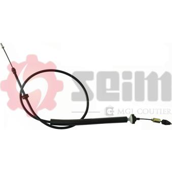 Tirette à câble, commande d'embrayage SEIM 401390 pour RENAULT R21 1.9 D - 64cv