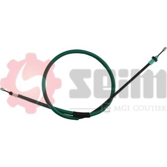 Tirette à câble, frein de stationnement arrière droit SEIM 404653 pour FIAT 124 1.2 - 103cv