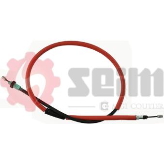 Tirette à câble, frein de stationnement arrière gauche SEIM 404654 pour FIAT 124 1.2 - 103cv
