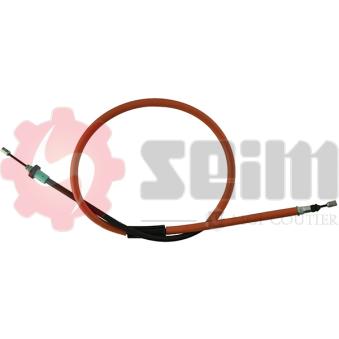 Tirette à câble, frein de stationnement arrière gauche SEIM 404655 pour FIAT 124 1.2 - 103cv