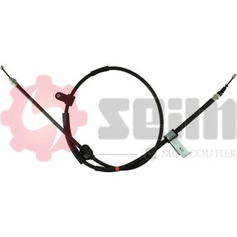 Tirette à câble, frein de stationnement arrière gauche SEIM 554002 pour ALFA ROMEO 159 2.0 JTDM - 163cv