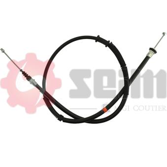 Tirette à câble, frein de stationnement arrière gauche SEIM 554105 pour FIAT PANDA 1.3 D Multijet 4x4 - 70cv