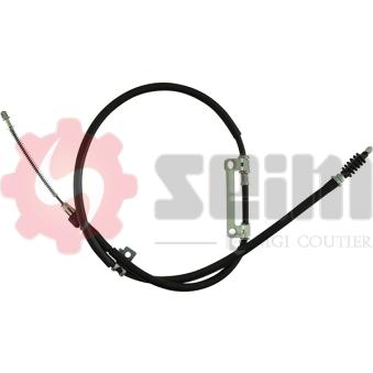 Tirette à câble, frein de stationnement arrière droit SEIM 554191 pour AUDI 100 1.8 - 110cv