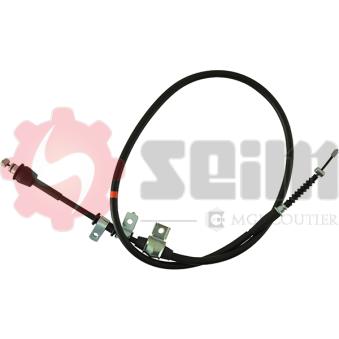 Tirette à câble, frein de stationnement arrière gauche SEIM [554196]