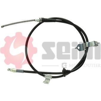 Tirette à câble, frein de stationnement arrière gauche SEIM 554200 pour KIA RIO 1.3 - 82cv