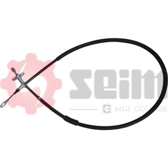 Tirette à câble, frein de stationnement arrière droit SEIM OEM 2D0609722