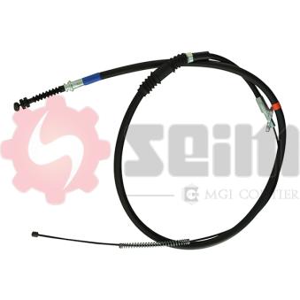 Tirette à câble, frein de stationnement arrière gauche SEIM [554384]