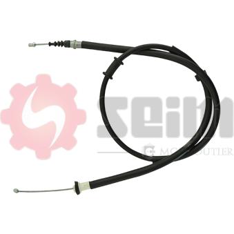 Tirette à câble, frein de stationnement arrière gauche SEIM 554661 pour AUDI A6 1.4 - 100cv