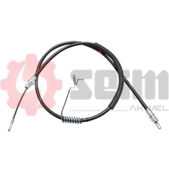 Tirette à câble, frein de stationnement arrière gauche SEIM [554718]