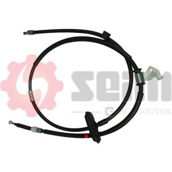 Tirette à câble, frein de stationnement arrière gauche SEIM 554877 pour FIAT STILO 1.7 TD - 110cv