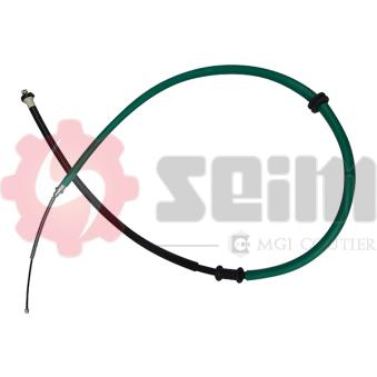 Tirette à câble, frein de stationnement arrière gauche SEIM 554922 pour AUDI A3 1.4 - 77cv