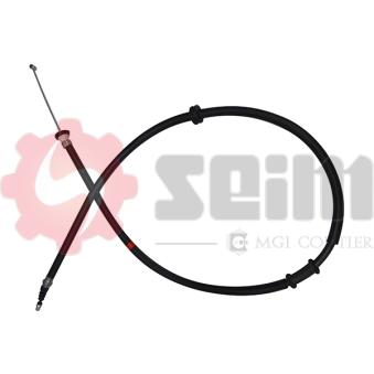 Tirette à câble, frein de stationnement arrière droit SEIM 554925 pour AUDI A3 1.4 - 77cv