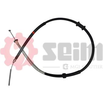 Tirette à câble, frein de stationnement SEIM 554930 pour FIAT PANDA 1.3 D Multijet - 75cv