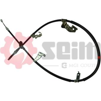 Tirette à câble, frein de stationnement arrière droit SEIM [554933]