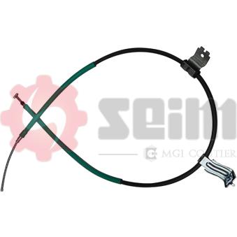 Tirette à câble, frein de stationnement arrière gauche SEIM 554934 pour RENAULT R19 1.9 D - 63cv