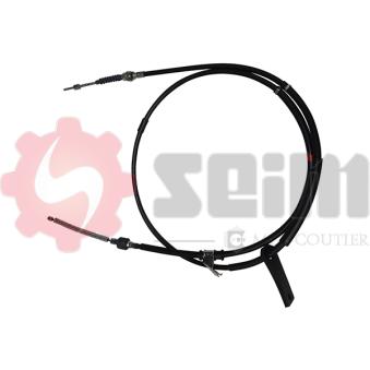 Tirette à câble, frein de stationnement arrière droit SEIM [555051]