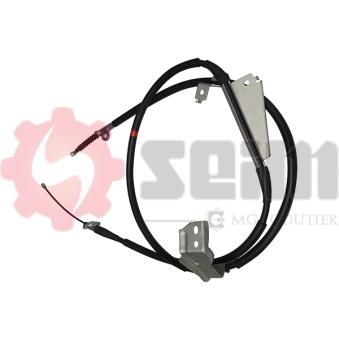 Tirette à câble, frein de stationnement arrière droit SEIM 555075 pour NISSAN NAVARA 2.5 dCi - 163cv