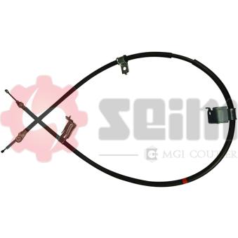 Tirette à câble, frein de stationnement arrière gauche SEIM 555084 pour CITROEN JUMPER 2.0 DCI - 173cv
