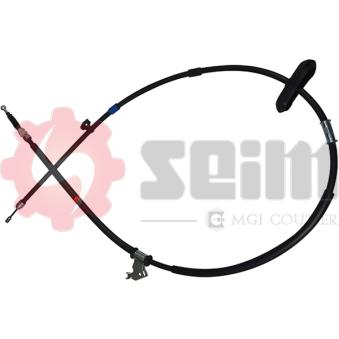 Tirette à câble, frein de stationnement arrière gauche SEIM 555086 pour BMW X6 1.7 CDTI - 110cv