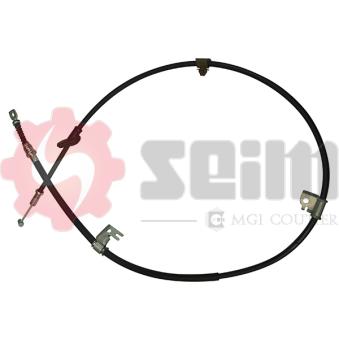 Tirette à câble, frein de stationnement arrière gauche SEIM [555162]