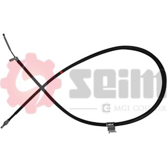 Tirette à câble, frein de stationnement arrière droit SEIM 555180 pour IVECO DAILY 1.5 DCI - 110cv