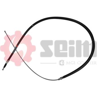 Tirette à câble, frein de stationnement SEIM 555184 pour SKODA RAPID 1.2 TSI - 105cv