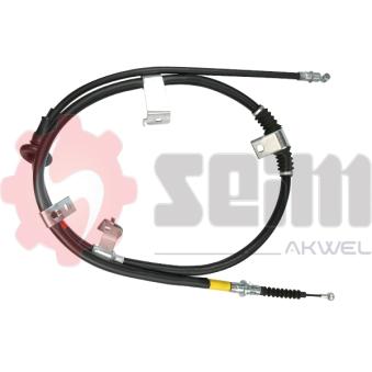 Tirette à câble, frein de stationnement arrière droit SEIM 555371 pour FORD TRANSIT 1.6 - 117cv