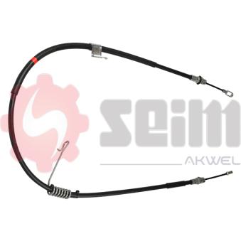 Tirette à câble, frein de stationnement SEIM 555398 pour FORD TRANSIT CUSTOM 2.0 TDCi - 105cv