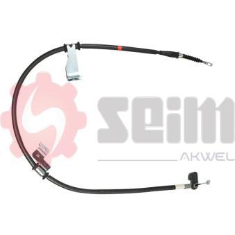 Tirette à câble, frein de stationnement arrière gauche SEIM 555410 pour HYUNDAI I10 1.2 - 78cv