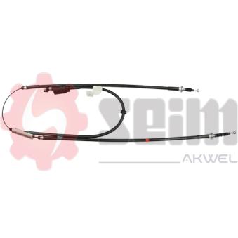 Tirette à câble, frein de stationnement SEIM [555445]