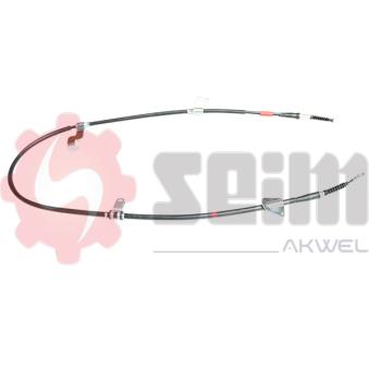 Tirette à câble, frein de stationnement avant gauche SEIM [555835]