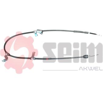 Tirette à câble, frein de stationnement avant gauche SEIM 555837 pour MG MG 1.6 CRDi 110 - 110cv