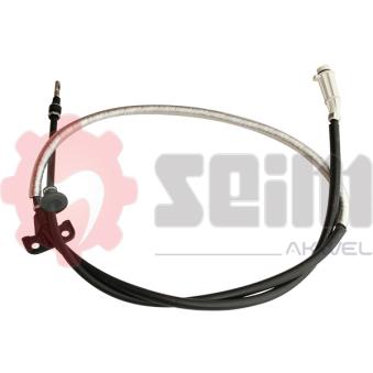 Tirette à câble, frein de stationnement avant gauche SEIM 555892 pour VOLVO S70 2.0 Turbo - 210cv