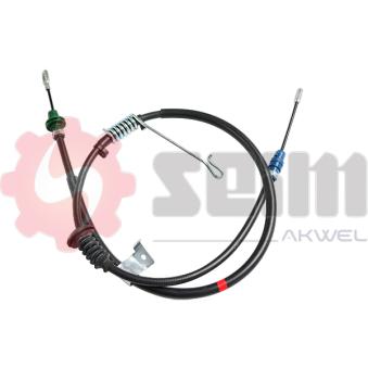 Tirette à câble, frein de stationnement arrière gauche SEIM 556224