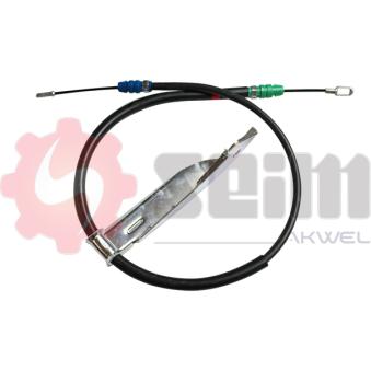 Tirette à câble, frein de stationnement arrière droit SEIM 556233