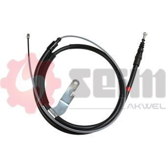 Tirette à câble, frein de stationnement SEIM 556258