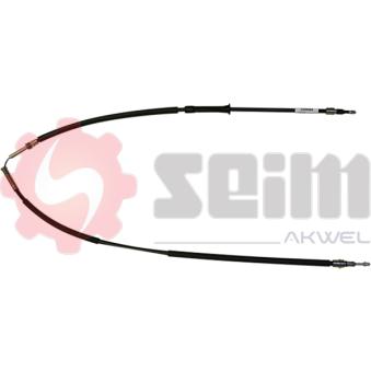 Tirette à câble, frein de stationnement arrière SEIM 556484