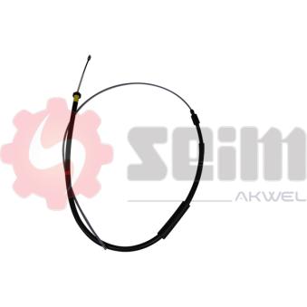 Tirette à câble, frein de stationnement arrière SEIM 556486