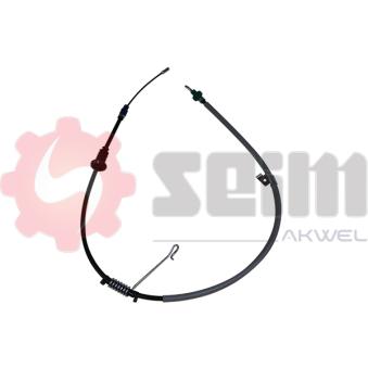 Tirette à câble, frein de stationnement arrière gauche SEIM 556493