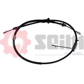 Tirette à câble, frein de stationnement arrière gauche SEIM 556499