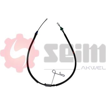 Tirette à câble, frein de stationnement arrière droit SEIM 556500