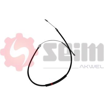 Tirette à câble, frein de stationnement arrière SEIM 556528