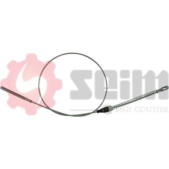 Tirette à câble, frein de stationnement arrière gauche SEIM [650240]