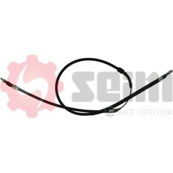 Tirette à câble, frein de stationnement arrière gauche SEIM 653305 pour OPEL CORSA 1.0 - 58cv