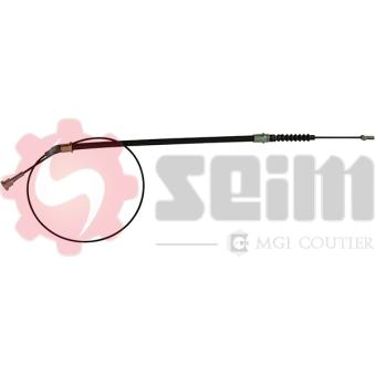 Tirette à câble, frein de stationnement arrière droit SEIM 653308 pour OPEL CORSA 1.4 - 90cv