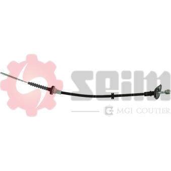 Tirette à câble, commande d'embrayage SEIM 701080 pour FIAT PANDA 1000 - 44cv