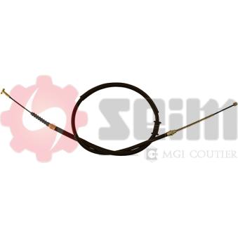 Tirette à câble, frein de stationnement arrière gauche SEIM 703350 pour FIAT MAREA 1.4 80 12V - 80cv